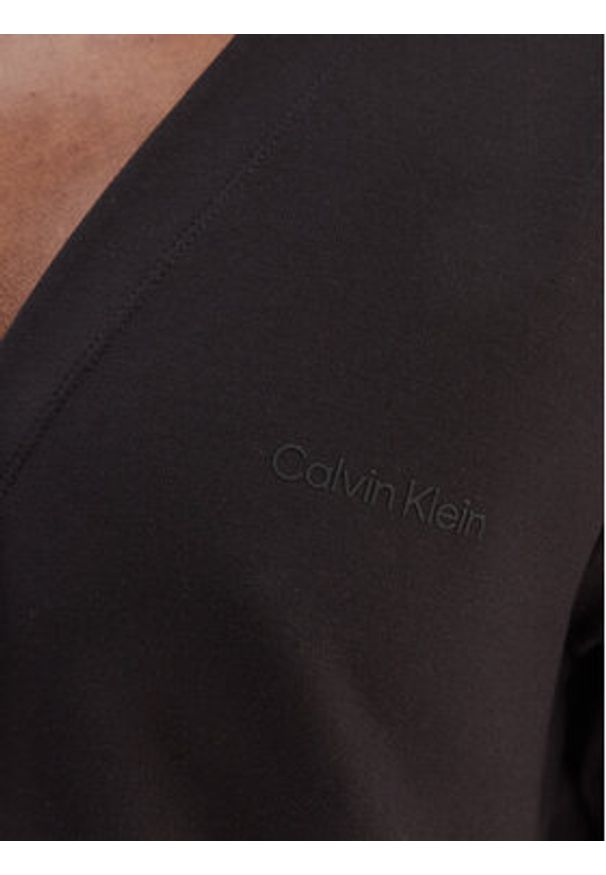 Calvin Klein Jeans Sukienka codzienna LV047E209G Czarny Regular Fit. Okazja: na co dzień. Kolor: czarny. Materiał: syntetyk, wiskoza. Typ sukienki: proste. Styl: casual