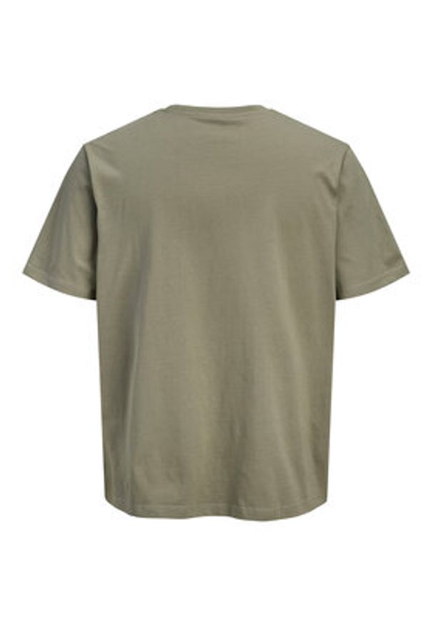 Jack & Jones T-Shirt Frank 12288092 Brązowy Relaxed Fit. Kolor: brązowy. Materiał: bawełna