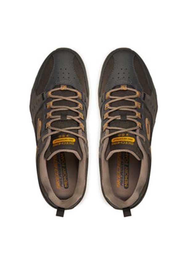 skechers - Skechers Trekkingi Oak Canyon - Rydell 237386 Brązowy. Kolor: brązowy. Materiał: zamsz, skóra. Sport: turystyka piesza