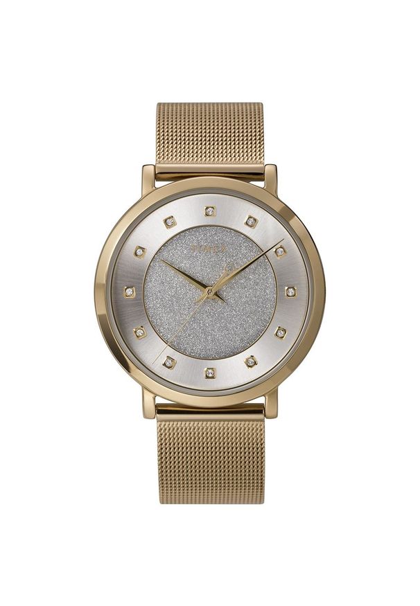 Timex - TIMEX ZEGAREK Celestial Opulence TW2U67100. Rodzaj zegarka: analogowe. Materiał: materiał. Styl: casual, elegancki