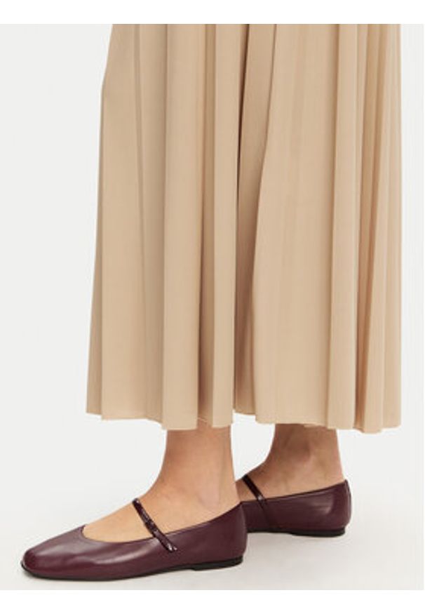 Weekend Max Mara Spódnica plisowana Bleu 2515771031 Beżowy Regular Fit. Kolor: beżowy. Materiał: syntetyk