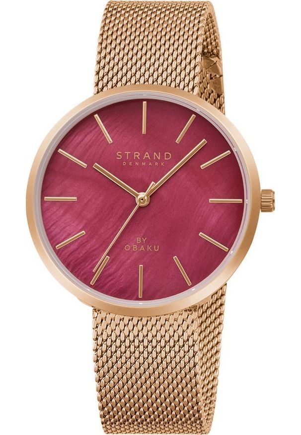 Zegarek Strand Zegarek damski Strand S700LXVDMV złoty. Kolor: złoty