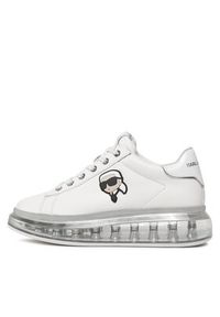 Karl Lagerfeld - KARL LAGERFELD Sneakersy KL62630N Biały. Kolor: biały. Materiał: skóra
