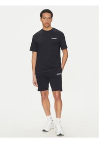 Jack & Jones - Jack&Jones Komplet t-shirt i szorty sportowe Beau 12277466 Granatowy Relaxed Fit. Kolor: niebieski. Materiał: bawełna. Styl: sportowy