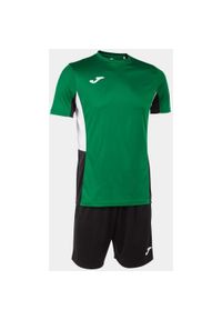 Zestaw Sportowy Joma Danubio II 3XL - Zielony/Czarny/Biały Oddychający. Kolor: biały, czarny, wielokolorowy, zielony. Sport: fitness, piłka nożna #1