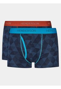 Henderson Komplet 2 par bokserek 41267 Granatowy. Kolor: niebieski. Materiał: bawełna #1