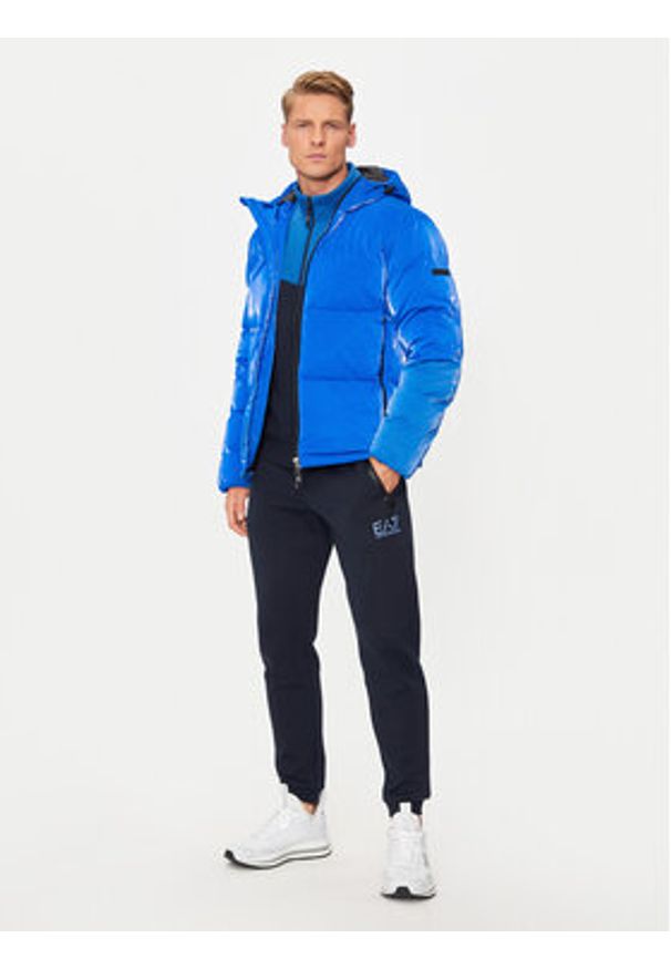 EA7 Emporio Armani Kurtka zimowa 6DPB34 PNHMZ 1528 Niebieski Regular Fit. Kolor: niebieski. Materiał: syntetyk. Sezon: zima
