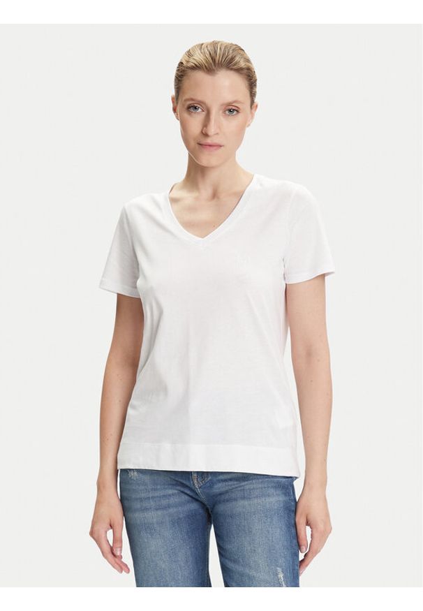 JOOP! T-Shirt 58 253JE58Tero 30049368 Biały Regular Fit. Kolor: biały. Materiał: bawełna