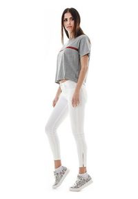 Lee - LEE SCARLETT CROPPED DAMSKIE SPODNIE JEANSOWE OFF WHITE L30CKWEW