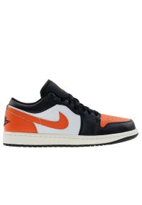 Buty męskie Nike Air Jordan 1 Low 553558-081 - multikolor. Kolor: wielokolorowy. Materiał: skóra, guma. Szerokość cholewki: normalna