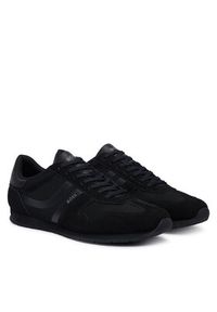 BOSS Sneakersy Levon 50568468 Czarny. Kolor: czarny. Materiał: skóra, zamsz #3