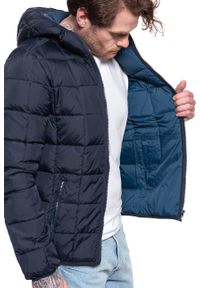 Wrangler - WRANGLER THE PUFFER DARK NAVY W4C6WRXAE. Kolor: niebieski #5