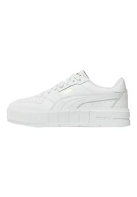 Tenisówki Puma Model Cali Court Lth Wns Kolor Biały. Kolor: biały. Materiał: skóra, tkanina