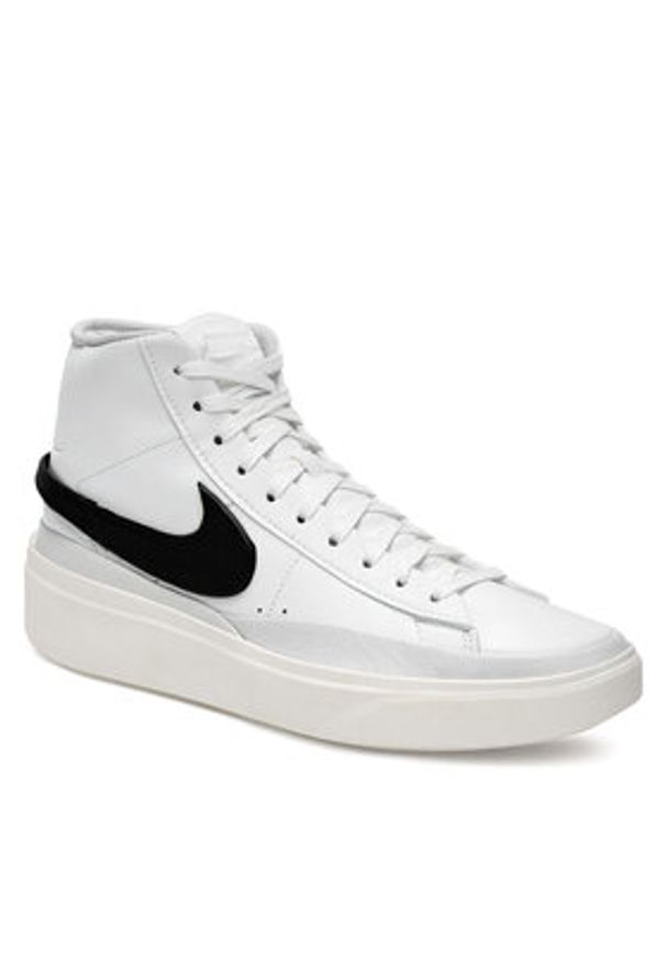 Nike Sneakersy DX5800-100-M Biały. Kolor: biały. Materiał: skóra