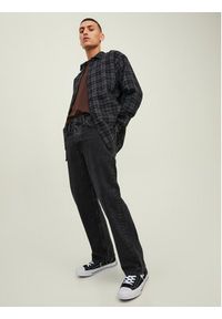 Jack & Jones - Jack&Jones Jeansy Eddie 12216879 Czarny Loose Fit. Kolor: czarny #5