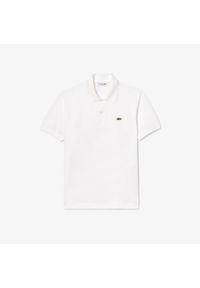 Lacoste Model Short Sleeved Ribbed Collar Kolor Biały. Typ kołnierza: polo. Kolor: biały. Materiał: tkanina