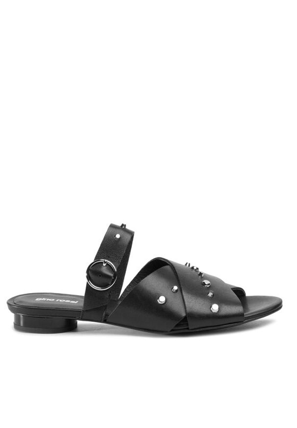 Gino Rossi Klapki Hoshi DLI771-CS4-0574-9900-0 Czarny. Kolor: czarny. Materiał: skóra