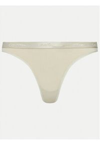 Calvin Klein Underwear Komplet 3 par stringów Thong 3pk 000QD5244E Kolorowy. Materiał: bawełna. Wzór: kolorowy #3