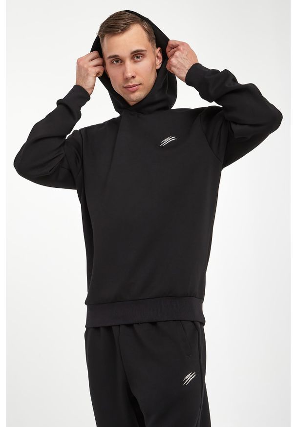 Plein Sport - Bluza męska z kapturem hoodie PLEIN SPORT. Typ kołnierza: kaptur. Styl: sportowy