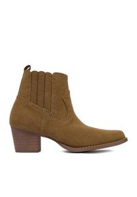 Kowbojki DeeZee. Kolor: brązowy #1