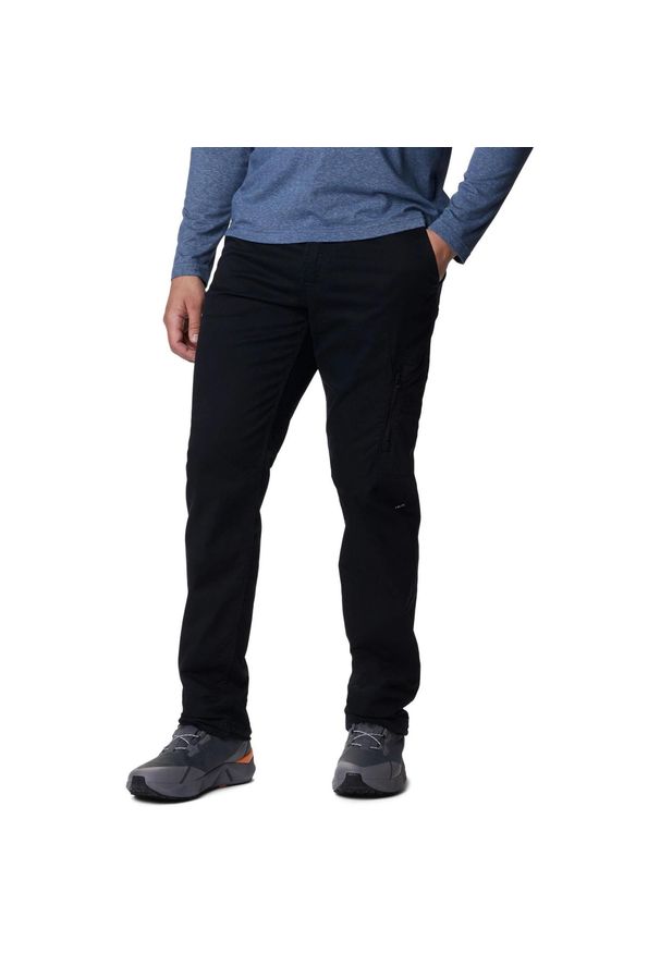 columbia - Męskie spodnie uliczne Columbia Pacific Ridge Utility. Kolor: czarny. Sezon: lato. Sport: turystyka piesza