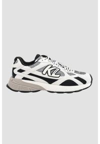 Karl Lagerfeld - KARL LAGERFELD Białe sneakersy męskie ORION Sidetrim Mix Lo, Rozmiar 43. Kolor: biały