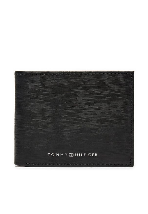 TOMMY HILFIGER - Tommy Hilfiger Duży Portfel Męski AM0AM12509 Czarny. Kolor: czarny. Materiał: skóra