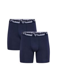 Bokserki Hummel (x2). Kolor: niebieski. Materiał: materiał. Sport: fitness #1