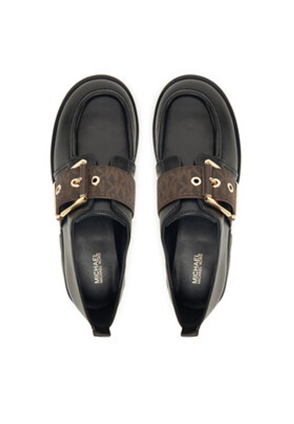 MICHAEL Michael Kors Loafersy Colby 40F5COFP2L Czarny. Kolor: czarny. Materiał: skóra