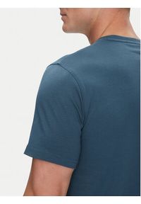 Barbour T-Shirt Devon MTS1391BU18 Granatowy Regular Fit. Kolor: niebieski. Materiał: bawełna #5