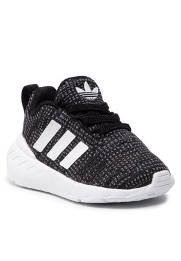 Adidas - adidas Sneakersy Swift Run 22 El I GW8184 Czarny. Kolor: czarny. Materiał: materiał. Sport: bieganie