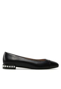 Stuart Weitzman Baleriny Pearl Flat SB753 Czarny. Kolor: czarny. Materiał: skóra