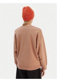 Roxy Bluza ERJFT04874 Brązowy Relaxed Fit. Kolor: brązowy. Materiał: bawełna #4