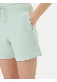 Guess Szorty sportowe V2YD10 K7UW2 Zielony Regular Fit. Kolor: zielony. Materiał: wiskoza