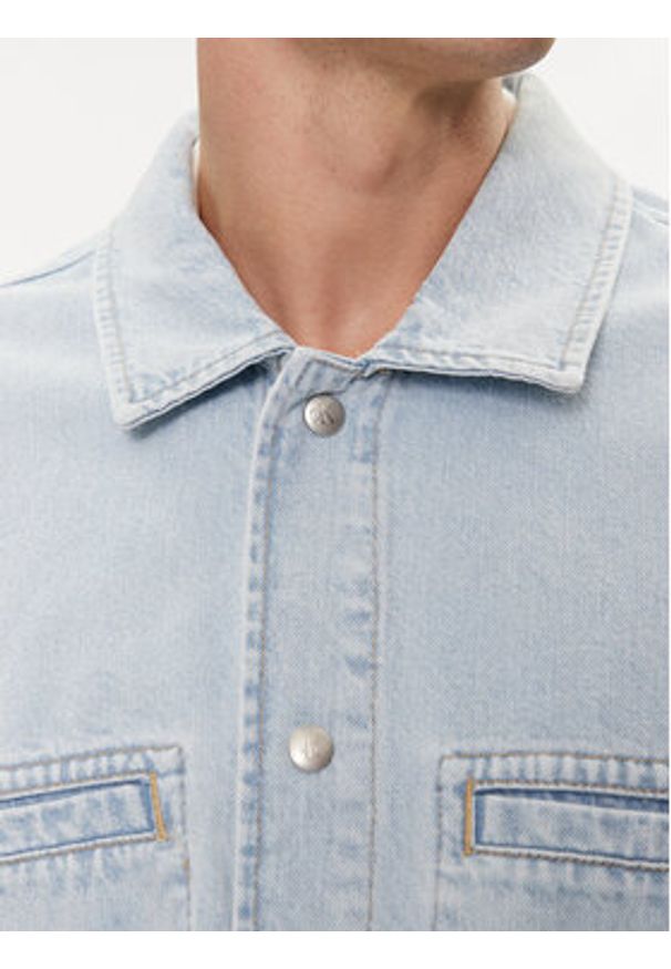 Calvin Klein Jeans Kamizelka J30J325309 Niebieski Regular Fit. Kolor: niebieski. Materiał: bawełna