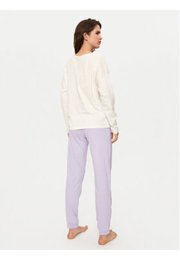 United Colors of Benetton - United Colors Of Benetton Piżama 3VD03P03E Fioletowy Regular Fit. Kolor: fioletowy. Materiał: bawełna