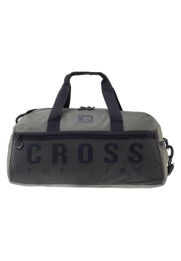 Torba sportowa IQ Cross The Line Warrior. Kolor: szary, wielokolorowy, czarny. Sport: fitness
