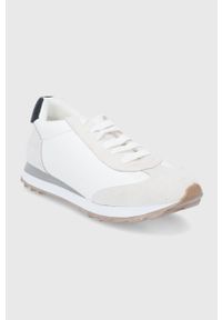 Answear Lab buty kolor biały. Nosek buta: okrągły. Zapięcie: sznurówki. Kolor: biały. Materiał: guma #4