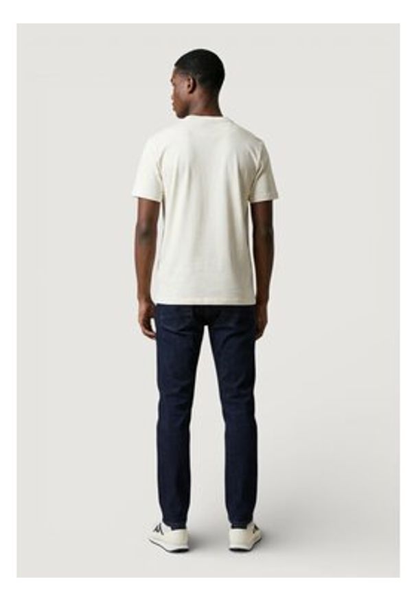 Armani Exchange T-Shirt XM002472 AF10356 U1074 Écru Slim Fit. Materiał: bawełna