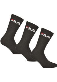 Skarpetki Tenisowe Unisex Fila 3-Pakowe Czarne Rozmiar 39-42. Kolor: czarny. Sport: tenis