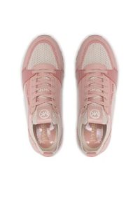 MICHAEL Michael Kors Sneakersy Billie Knit Trainer 43S3BIFS2D Różowy. Kolor: różowy. Materiał: materiał
