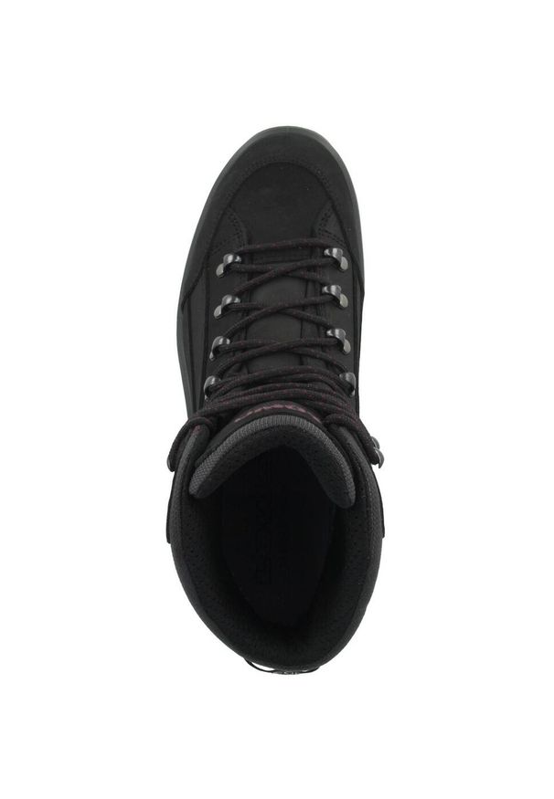 Buty trekkingowe damskie Lowa Renegade Gtx Mid WS. Wysokość cholewki: za kostkę. Zapięcie: sznurówki. Kolor: czerwony, wielokolorowy, czarny, brązowy. Materiał: guma, skóra, tkanina. Szerokość cholewki: normalna