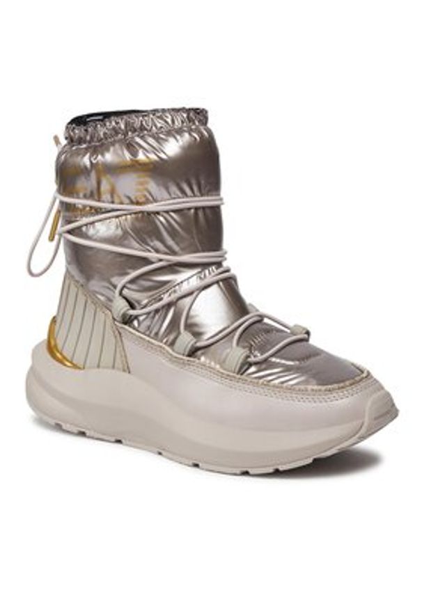 EA7 Emporio Armani Śniegowce X8M002 XK230 S912 Srebrny. Kolor: srebrny. Materiał: skóra