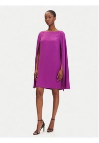 Lauren Ralph Lauren - LAUREN RALPH LAUREN Sukienka koktajlowa 2,53855E+11 Fioletowy Slim Fit. Kolor: fioletowy. Materiał: syntetyk. Styl: wizytowy #3