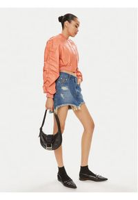 One Teaspoon Spódnica jeansowa Junkyard 26276 Niebieski Regular Fit. Kolor: niebieski. Materiał: bawełna #4
