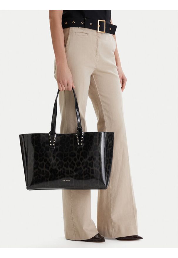 Eva Minge Torebka EO-ARIA-LDA8637-2 Czarny. Kolor: czarny