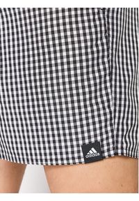 Adidas - adidas Szorty kąpielowe Check HA0368 Czarny Regular Fit. Kolor: czarny. Materiał: syntetyk #4