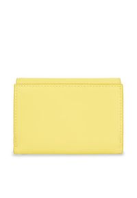 Calvin Klein Mały Portfel Damski Ck Must Small Trifold K60K611934 Żółty. Kolor: żółty. Materiał: skóra