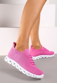 Renee - Fuksjowe Buty Sportowe Rinevia. Kolor: różowy #1