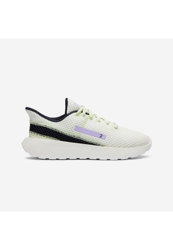 Buty sportowe damskie Decathlon KLNJ Be Fresh. Okazja: na co dzień. Kolor: biały. Materiał: poliester. Sport: turystyka piesza